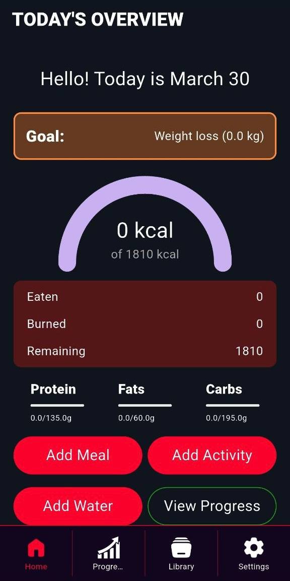 Beking My Goal intro screen